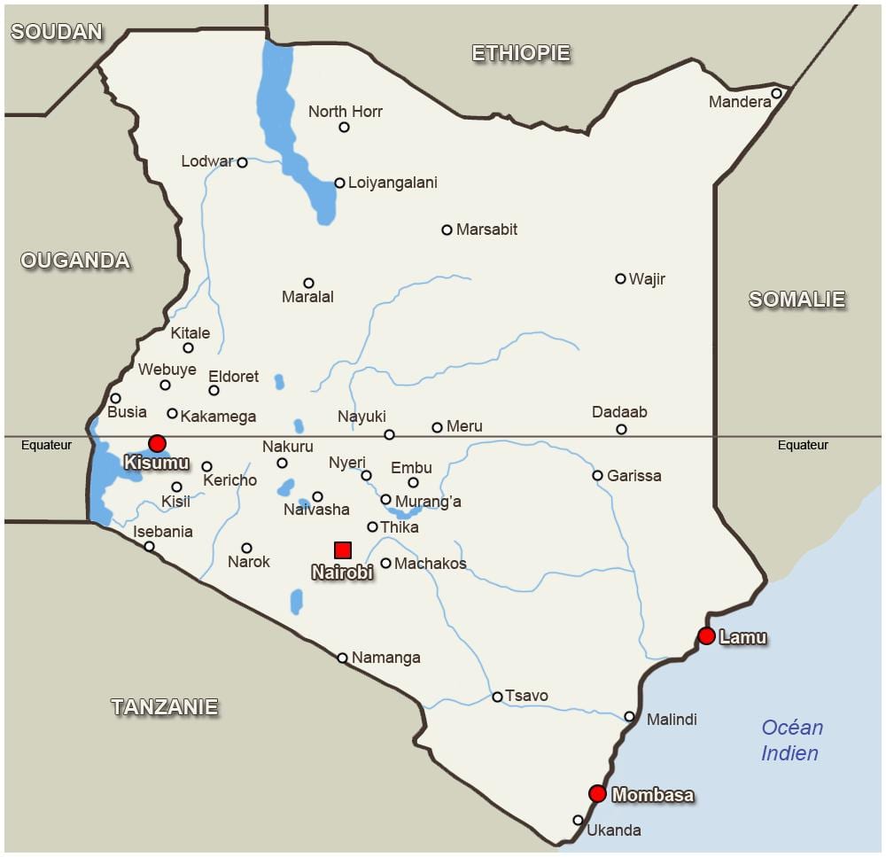 মানচিত্র kitale Kenya