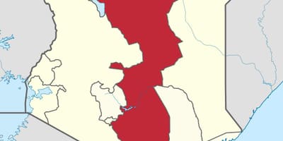 মানচিত্র পূর্ব রাজ্য কেনিয়া
