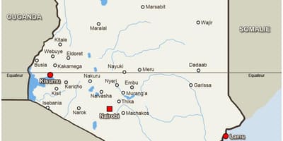 মানচিত্র kitale Kenya